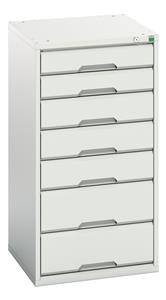 Bott Verso the Bott budget range, lighter duty lower spec cabinets cupboard Verso 525Wx550Dx1000H 7 Drawer Cabinet